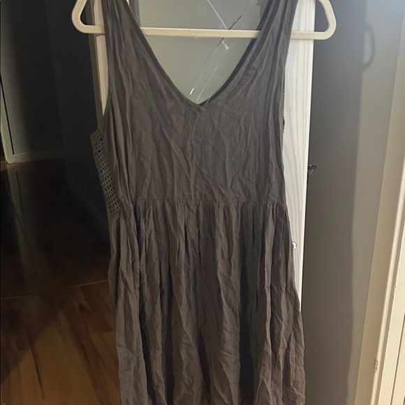 Sky and Sparrow Dark Gray Textured Dress - Picture 5 of 7